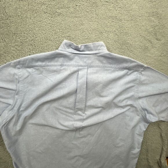 Ralph Lauren Shirt Men XXL Blue Blake Flesh Pony Oxford Button Down OCBD - Picture 9 of 11